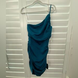 Lulu green satin cocktail dress size XS, #18